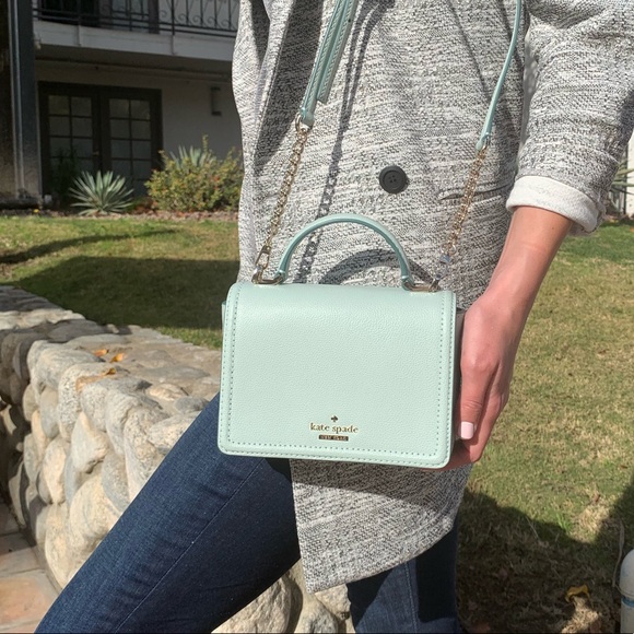 Kate Spade Misty Mint Maisie Patterson Drive Bag - Picture 2 of 8